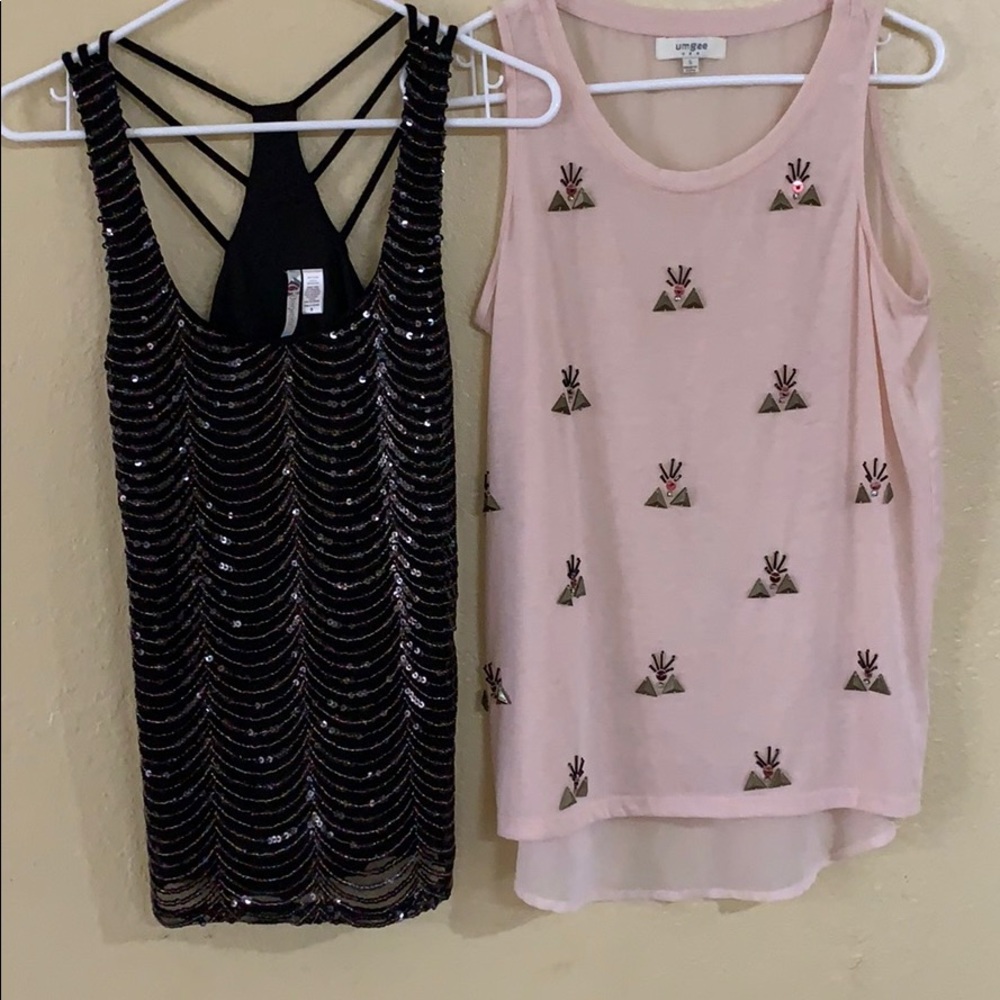 Bundle new sequins tank tops